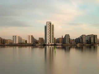 Holbaek-Harbour-View Droneoptagelse af Holbæk havn set fra vandet
